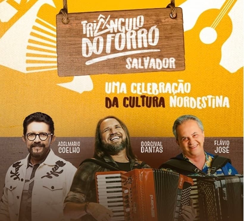 Dorgival Dantas, Flávio José e Adelmário Coelho se encontram no Triângulo do Forró