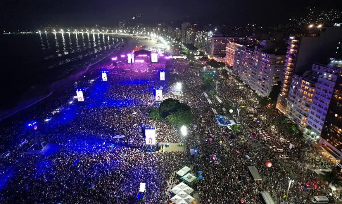 Show de Madonna reúne 1,6 milhão de pessoas em Copacabana; Espetáculo teve o maior público da carreira da cantora