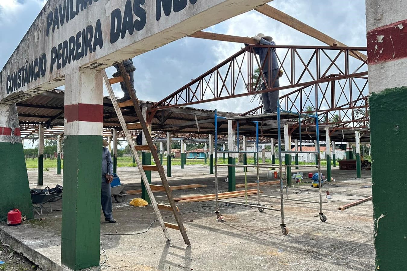Obras no Parque de Exposição avançam a passos largos para a Expofeira 2024