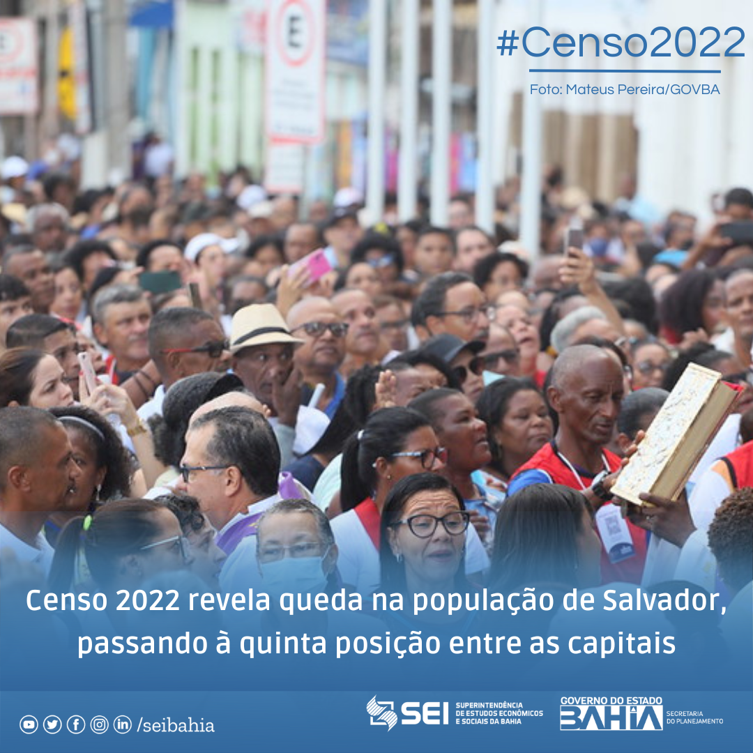 Bahia mantém a maior população do Nordeste e quarta do Brasil