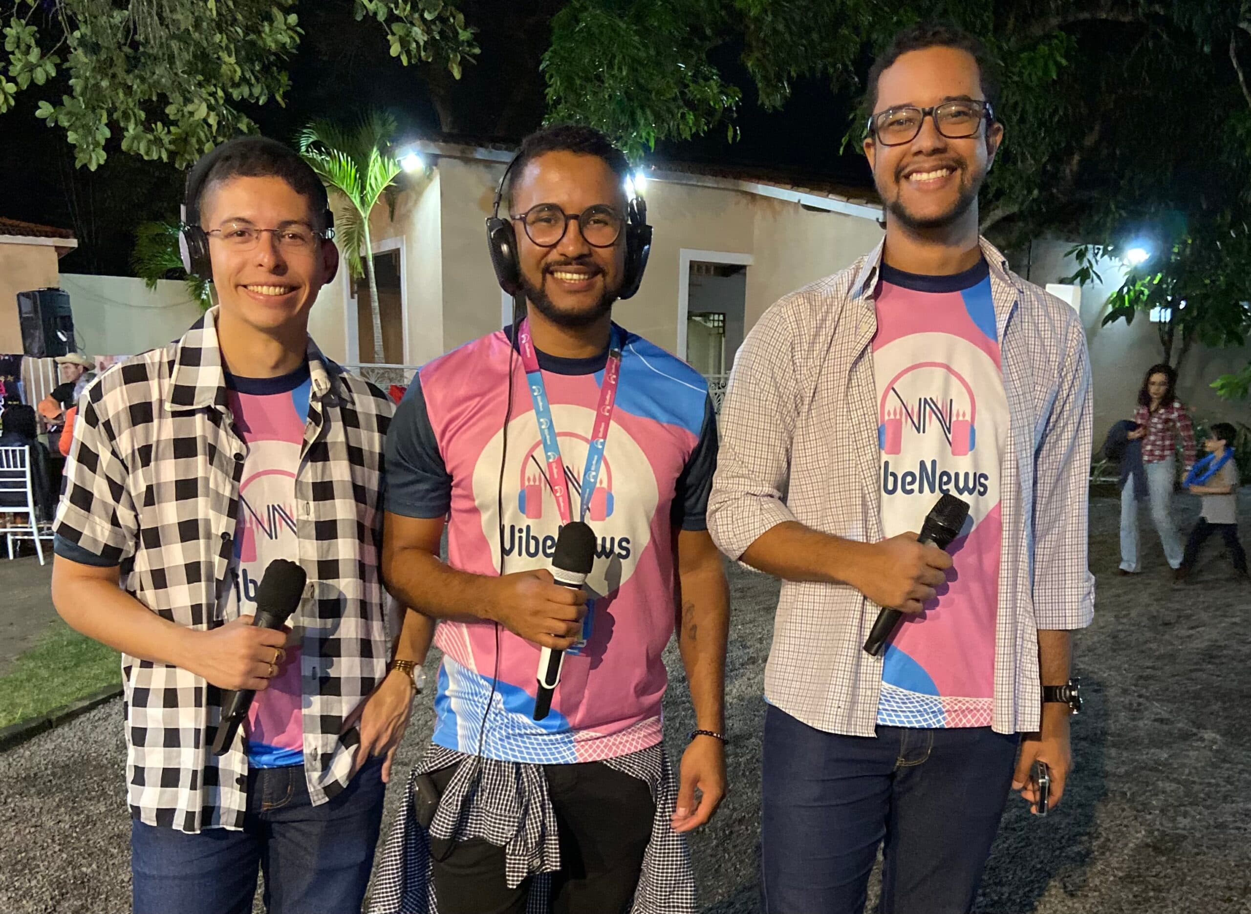Programa Vibe News deu um show de transmissão neste sábado (8) edição do Forró do Tonho