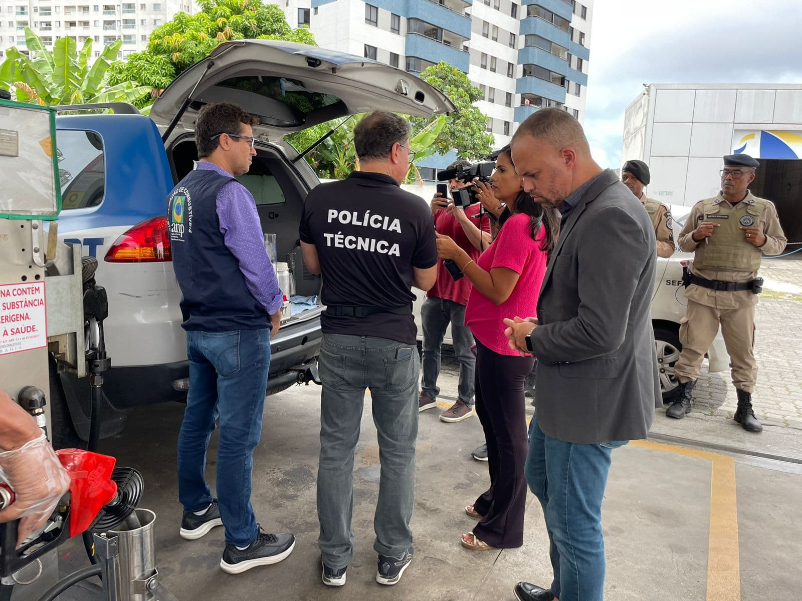 Força-tarefa reúne ANP, Ibametro, Procon, Sefaz-Ba, SSP-Ba e PGE para fiscalizar postos de combustíveis