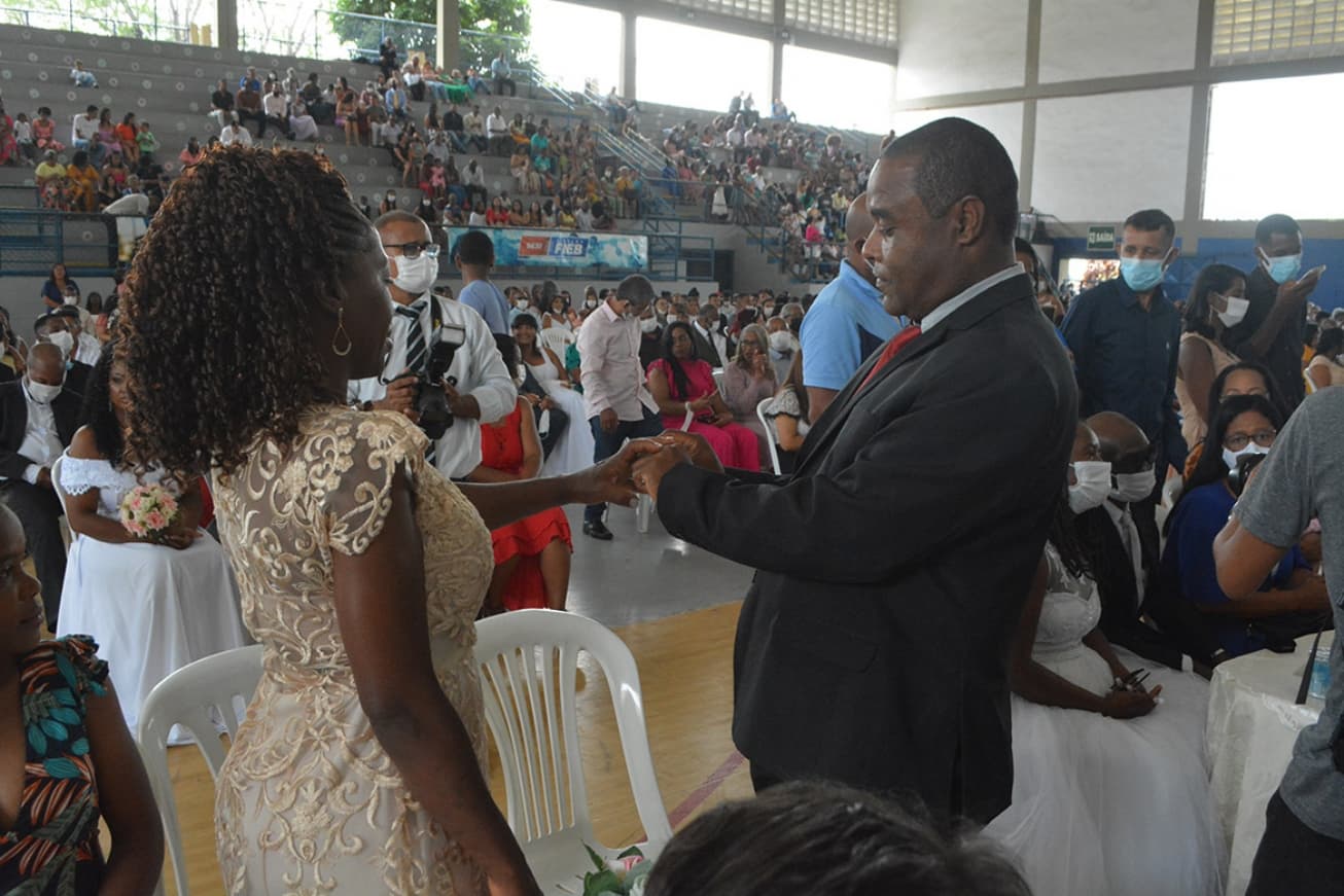 141 casais se inscreveram para participar do Casamento Coletivo 2024