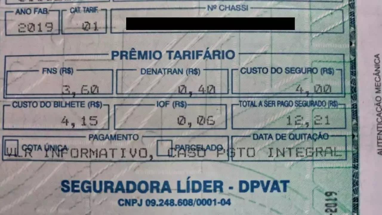 Volta do DPVAT só depende de sanção do presidente Lula; seguro vai custar entre R$ 50 e R$ 60