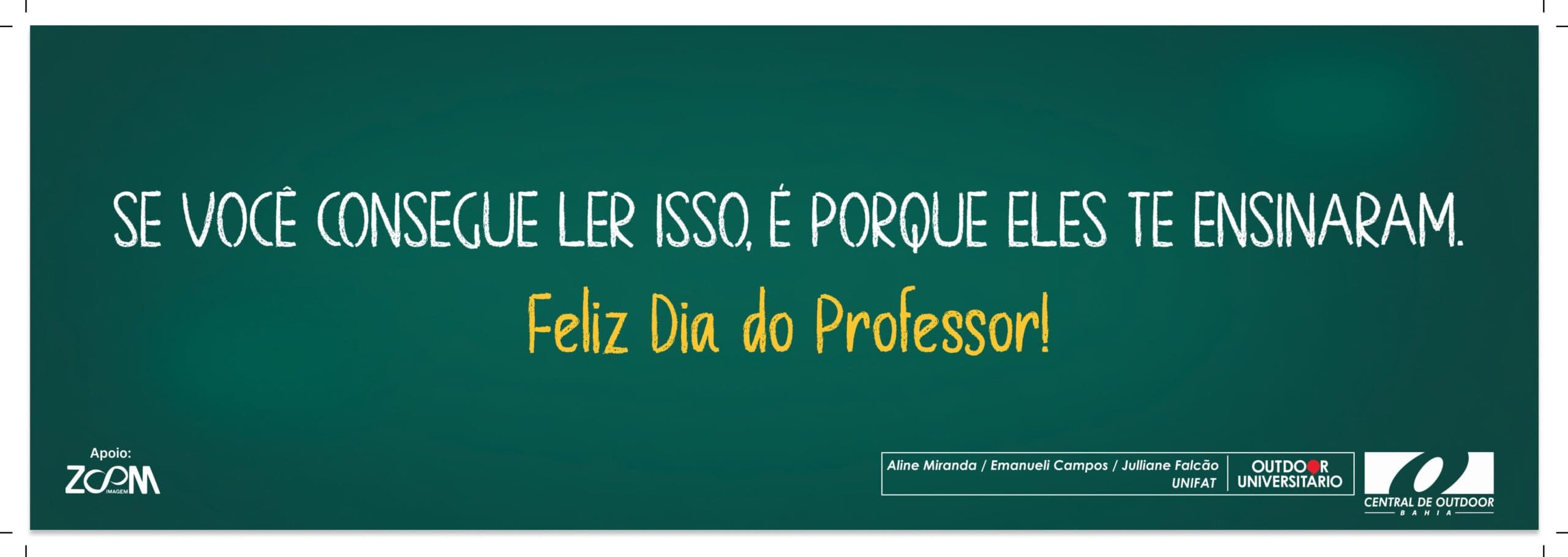 Feira de Santana garante mais finalistas no projeto Outdoor Universitário