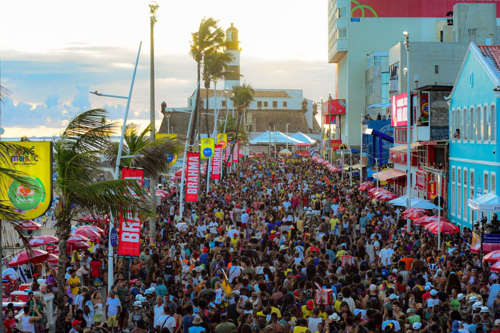 Bahia registra marca histórica no fluxo de turistas durante os dias de Carnaval