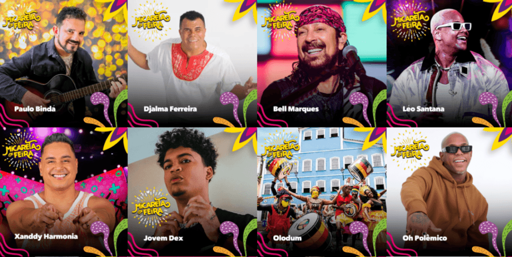 Confira a grade de atrações de trios no circuito Maneca Ferreira