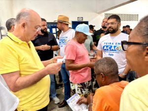Moradores de Maria Quitéria aproveitam manhã de sábado para cuidar da saúde