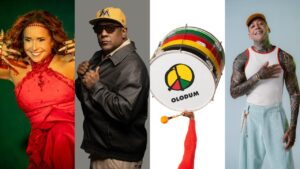 Psirico, Daniela Mercury, Olodum e Igor Kannário comandarão a segunda-feira do Carnaval da Bahia 2026