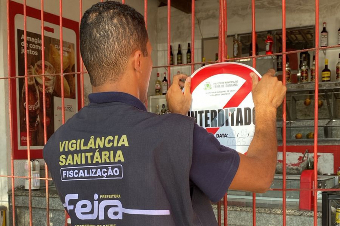 Vigilância Sanitária interdita lanchonete no Novo Horizonte