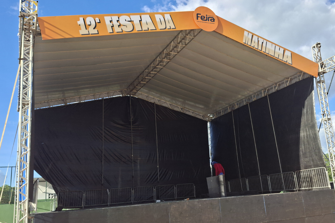 Últimos ajustes para a Festa da Matinha, que acontece neste final de semana