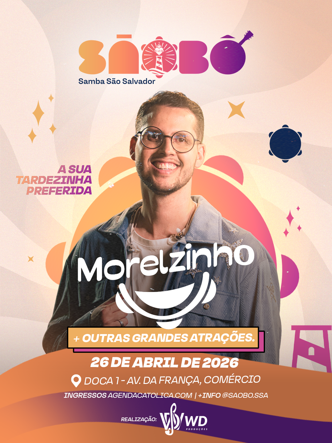 Saobo – Samba São Salvador promete unir fé e música em evento inédito na capital baiana