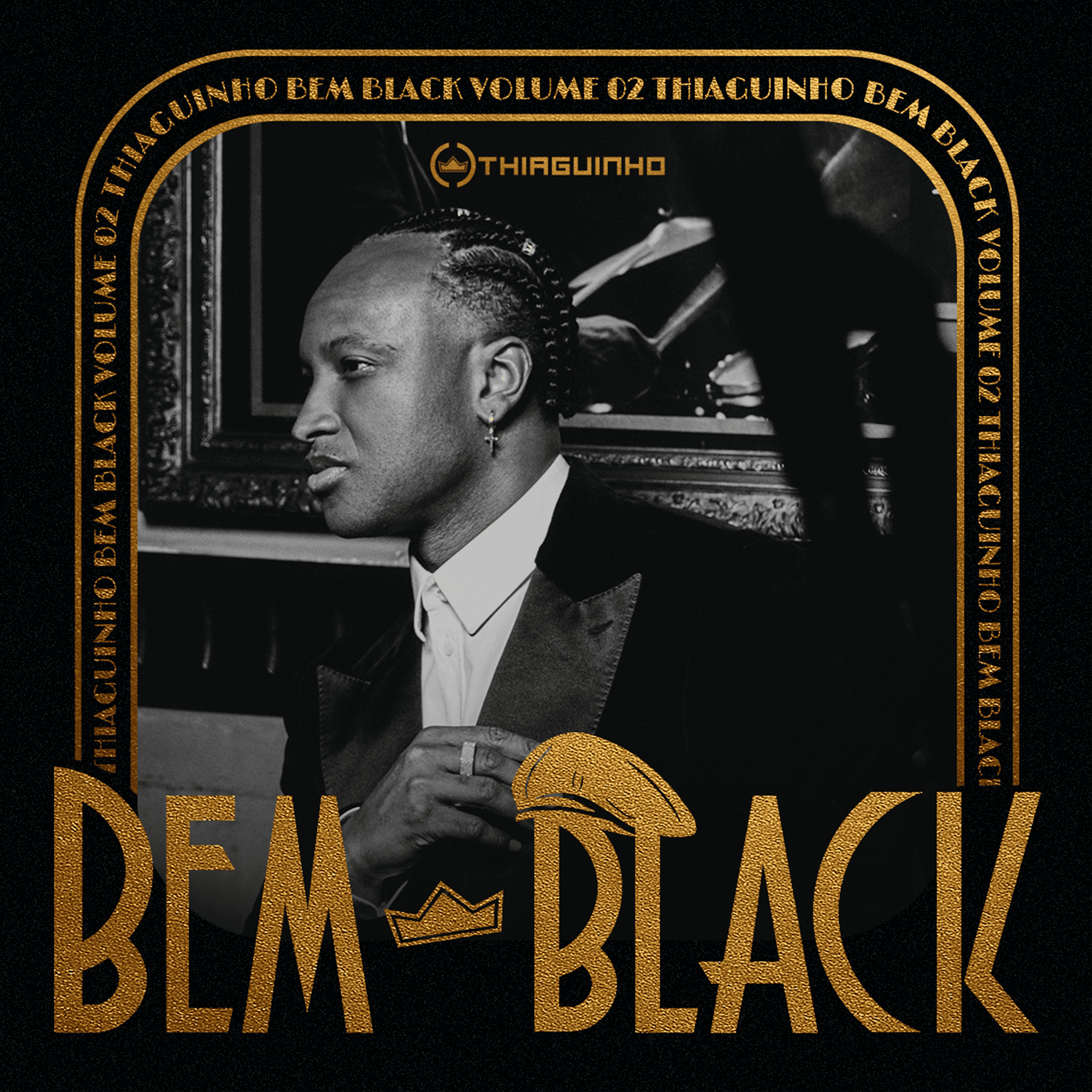Thiaguinho revela capa de segundo ato de Bem Black