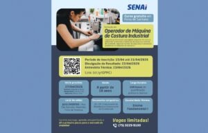 Prefeitura e Senai promovem curso gratuito de costura industrial com bolsa-auxílio em Humildes
