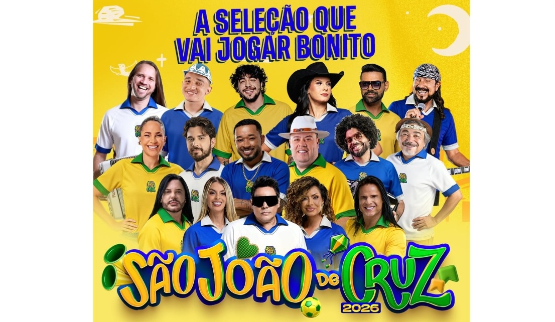 Prefeitura de Cruz das Almas divulga as atrações do São João 2026