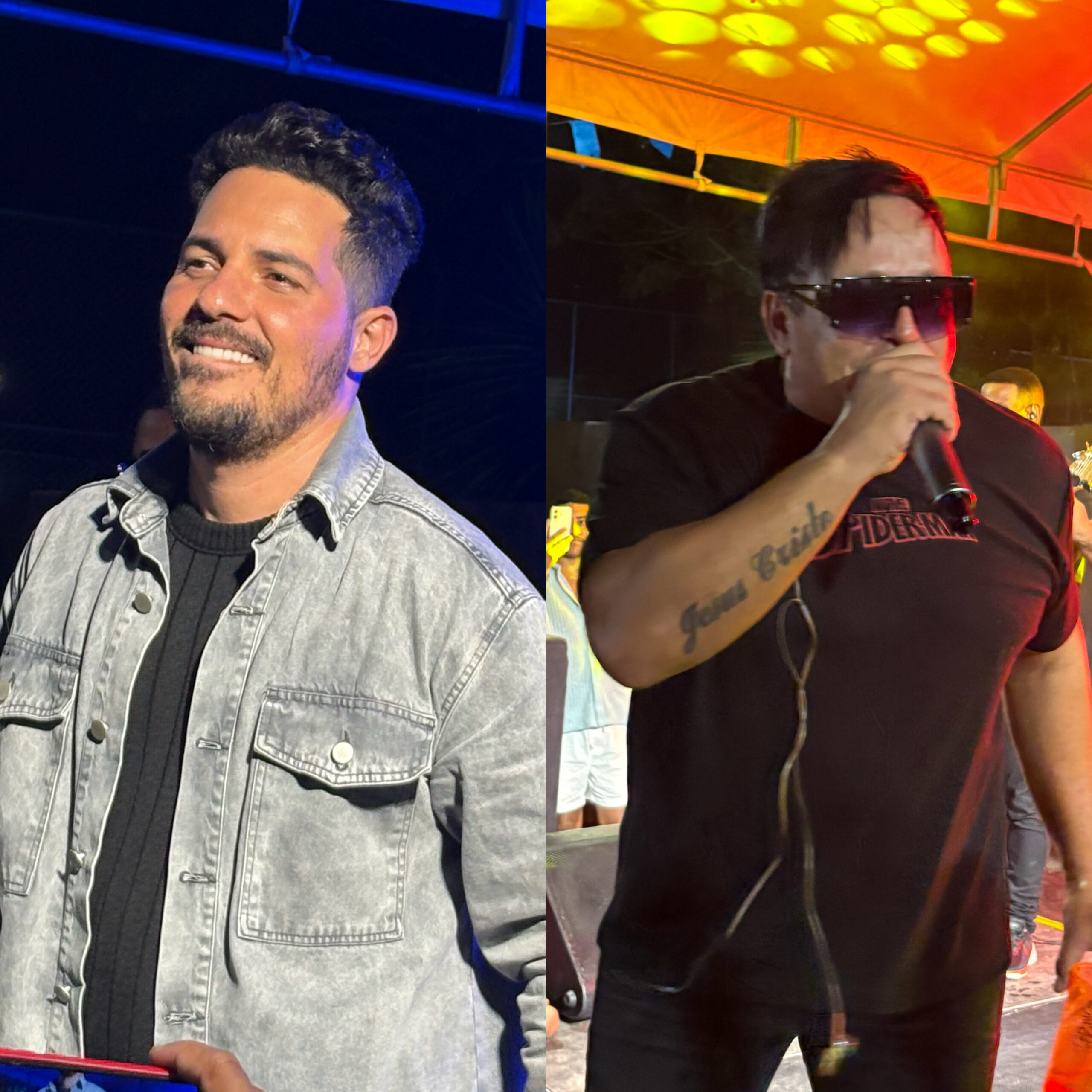 Naldinho e Léo Rios anunciam fim da parceria musical durante gravação de audiovisual