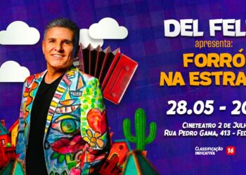 Forró na Estrada, de Del Feliz, chega ao Cineteatro 2 de Julho