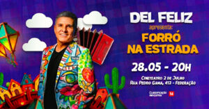 Forró na Estrada, de Del Feliz, chega ao Cineteatro 2 de Julho
