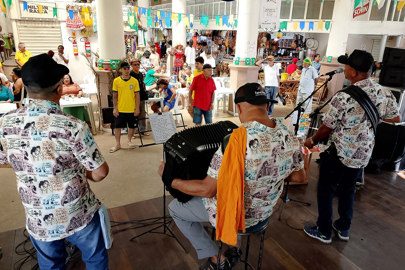Forró movimenta Mercado de Arte Popular e Shopping das Compras durante festejos juninos
