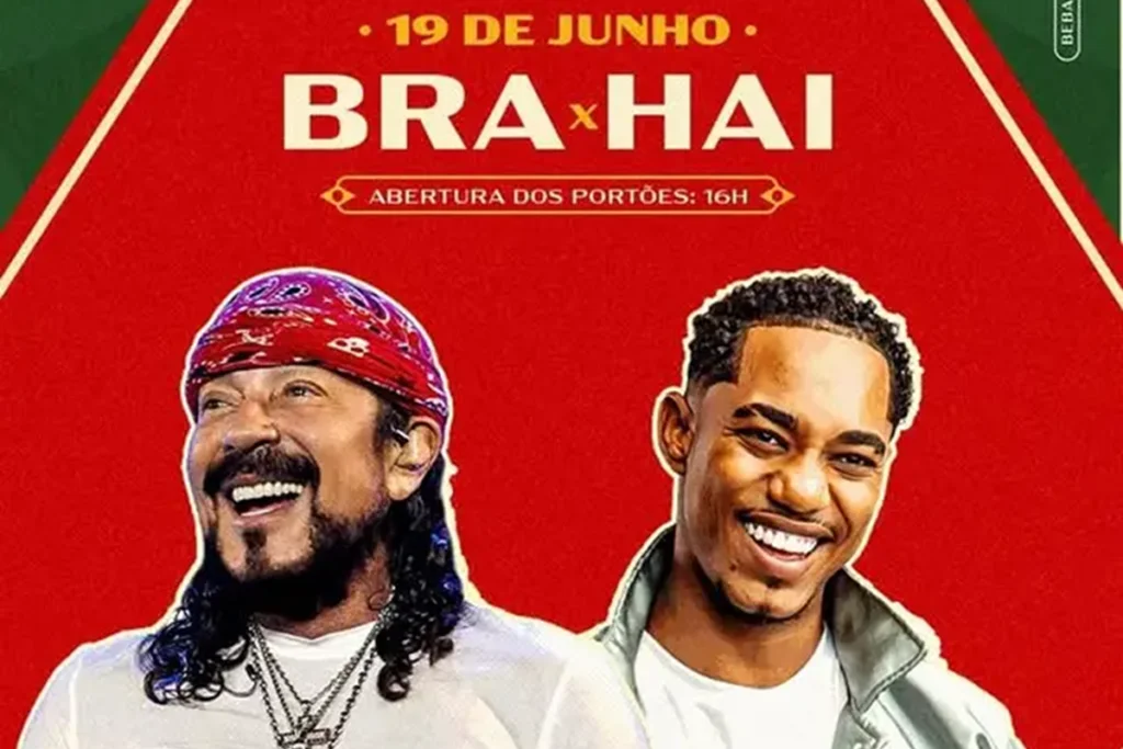 Brasil em campo, Bell Marques e O Kanalha no palco: Arena Nº1 agita Salvador nesta sexta (19)