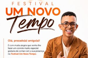 Festival Um Novo Tempo: Tarde de fé, adoração e música no Teatro Margarida Ribeiro no dia 25 de julho